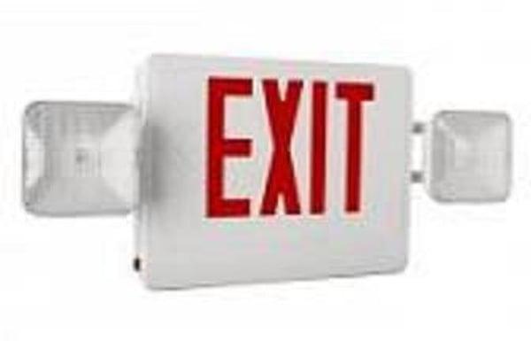 Exit Sign Emergency Light Combo