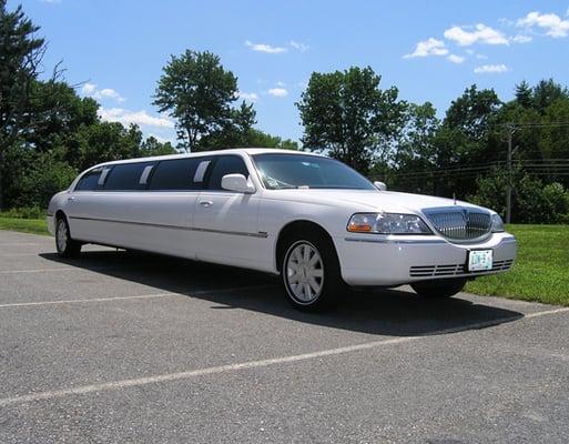 One of our 10 passenger Stretch Limousines.