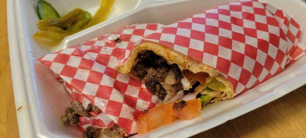 Beef and lamb shawarma