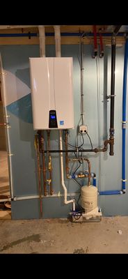 Navien NPE A water heater installation