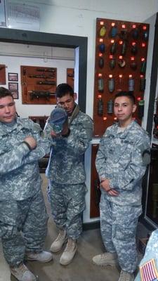 Cadets at EOD Orientation