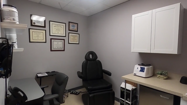 Laboratory Blood work room