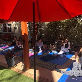 Garden yoga