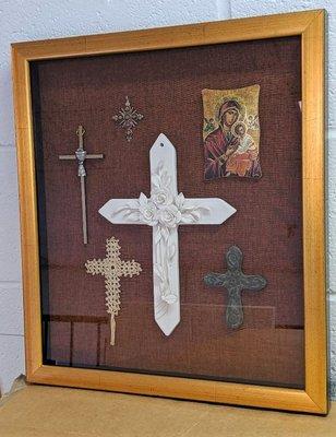 A shadowbox is a great way to showcase your collections