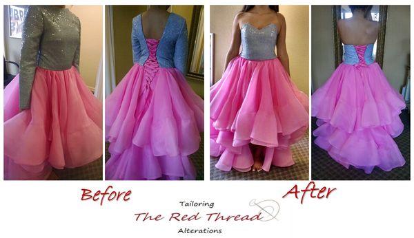 Quinceanera Dress Alteration