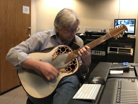 Playing a 12-string Adamas Ovation