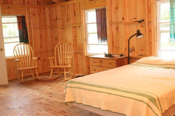 Our cabins are comfy and cozy