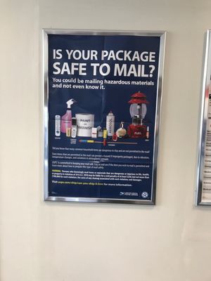 What is safe to mail