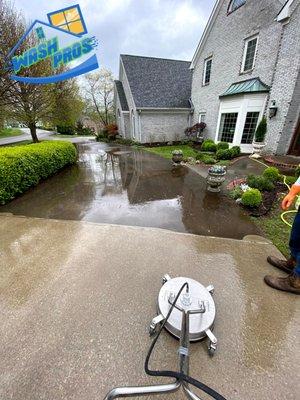 A crazy driveway transformation in Cheat Lake, WV!