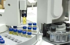 Drug Testing Bar Code Labels with the Autosampler on the GC/MS.