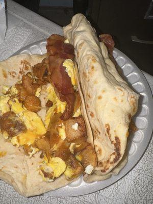 Breakfast tacos...