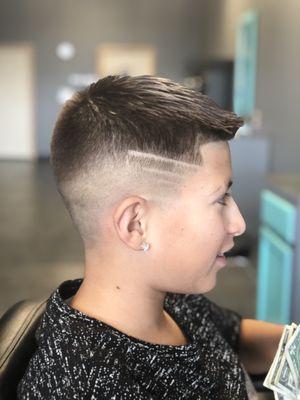 Our proud stylist gave this fantastic skin fade