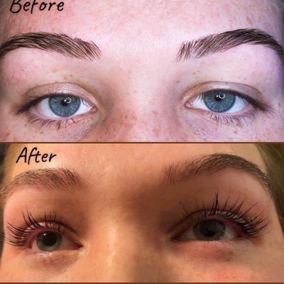 Lash lift & tint