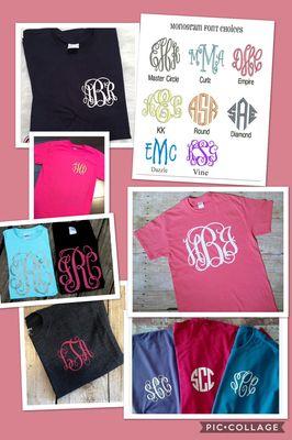 Monograms, Monograms, and more Monograms!!!