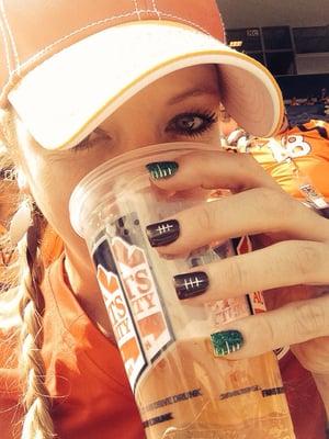 Football Nails by Miss Jodi!