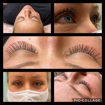 Classic lash extensions by Kristen at studio k10