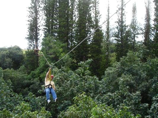 Ziplining is a fun experience for all ages.