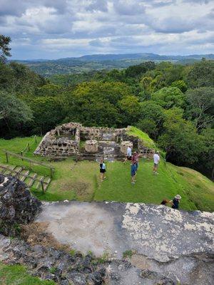 My view atop the Ancient Mayan Ruins of Xunantunich