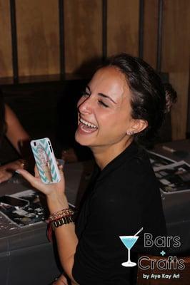 Make Your Own iPhone Case at Bars + Crafts at SideBAR in NYC.