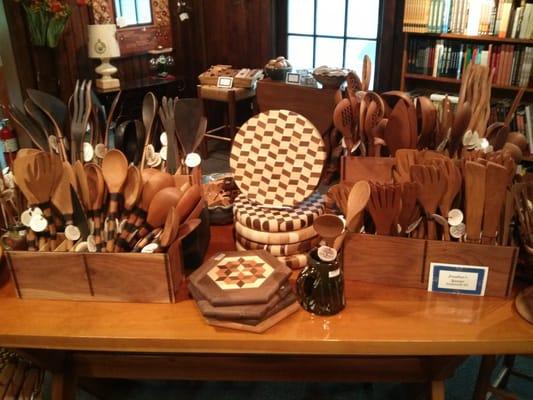 Beautifully made craft by Berea college students and other talented craftspeople.