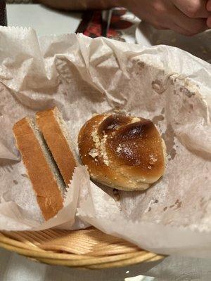 Starter of bread and garlic knots