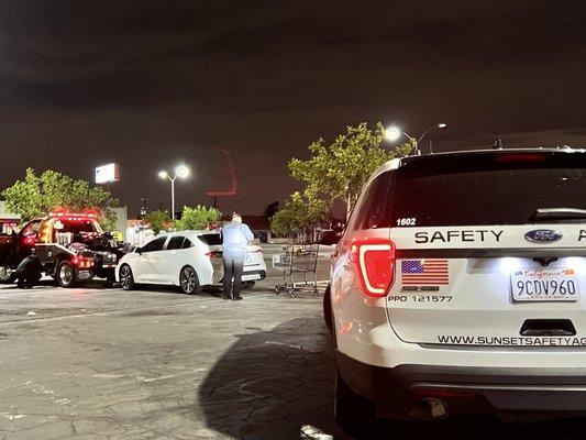 Parking enforcement. Towing vehicle for no permit / no overnight parking