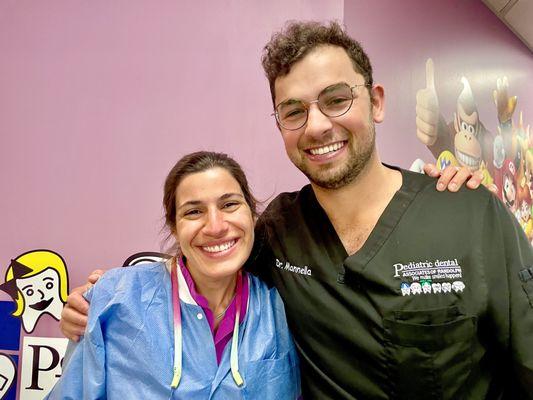 Dr. Negar & Dr. Matt, celebrating Best Friends Day.