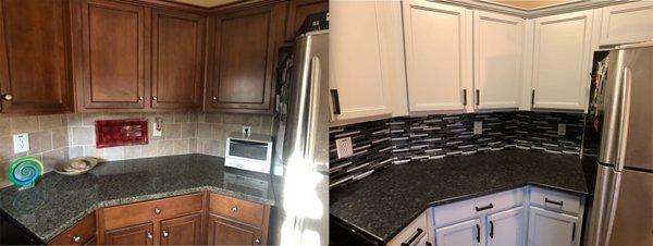 Before and after kitchen updating #2