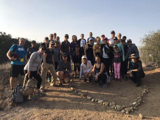 Hiking together