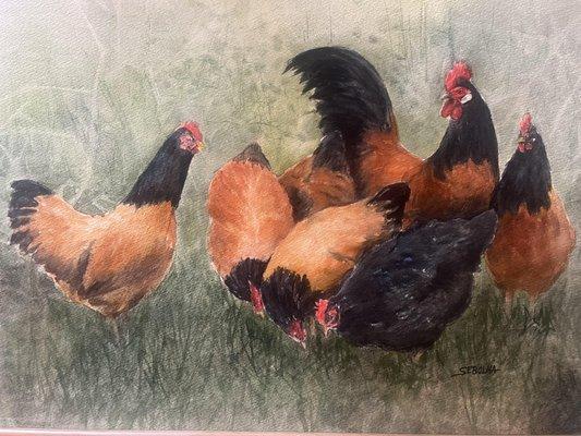 Proud to Love my Girls
Watercolor
21 inches by 25 inches