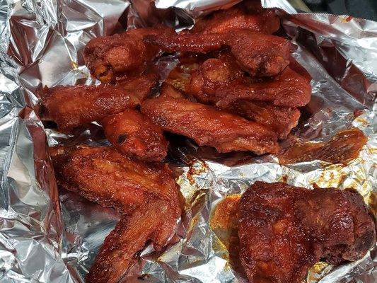 Hot and Spicy Chicken Wings as ordered