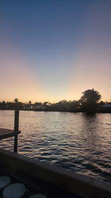 Sunset on the Intracoastal. Ahhh...