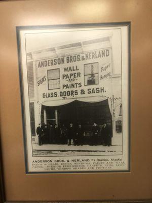 Our store in Fairbanks in the 1920's on Cushman St