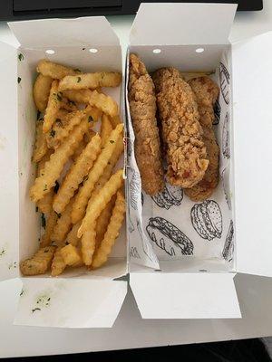 Truffle fries and strips