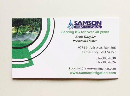 SAMSON Irrigation System