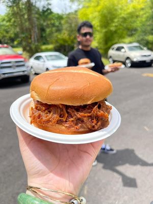 Habanero Pineapple BBQ Pulled Pork Sammy