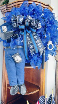 Support the Blue wreath