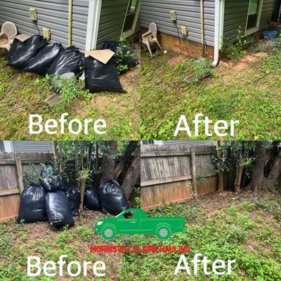 Debris and trash removal in Raleigh, NC (North Raleigh)