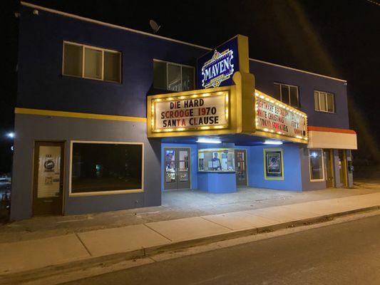 Front of cinema.