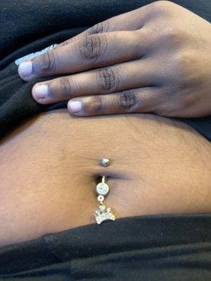 Belly button piercing, navel piercing