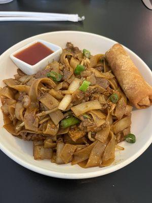 Char Kueh Teow with beef - lunch portion - this dish is very similar to Pad See Ew