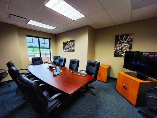 Conference room at our personal injury law office in Gurnee, IL