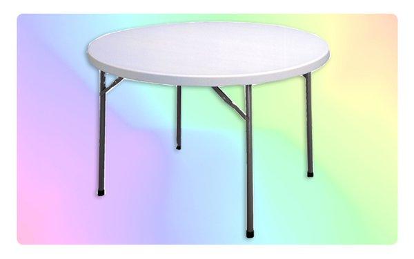 Round White Table