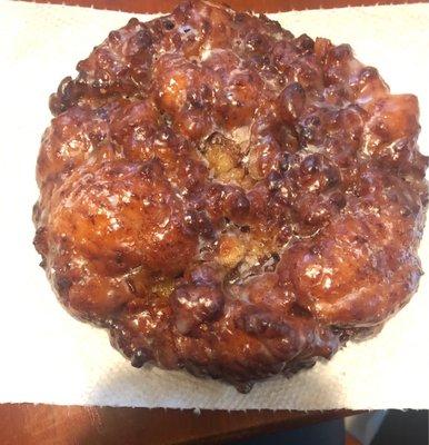 Apple fritter large size they also have mini apple fritters as well