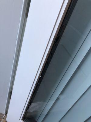 Door glass seal pealing off