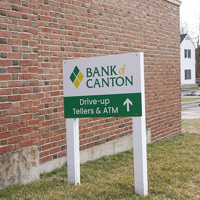 Bank of Canton Canton Center branch, side - 557 Washington Street