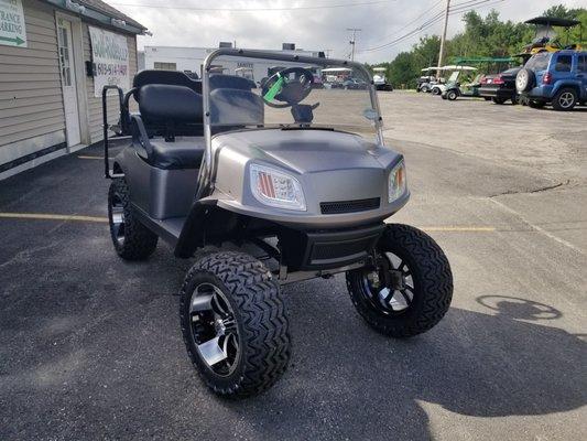 extreme Ezgo ,Topless is it name,speed is the only golfing this will see  25mph+