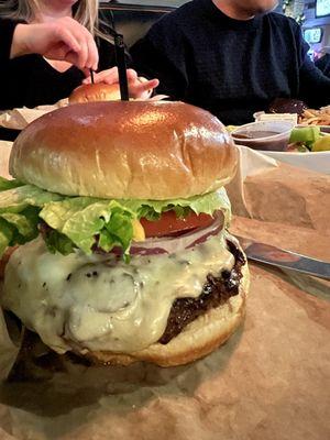 Mushroom Swiss burger. So good.