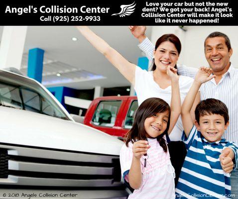 Got a dent you just can't stand? Call Angel's! #pittsburg #auto #body #shop #repair #bodyshop #collision #car #painting #dent