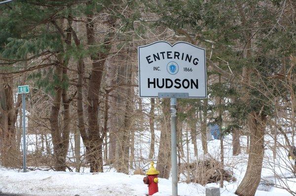 Entering Hudson.